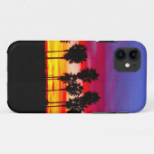 California Beach Palm Trees Iphone Case 4 4S 5 (Achterkant (horizontaal))