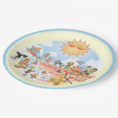 California Beach Papieren Bordje (Gekanteld)