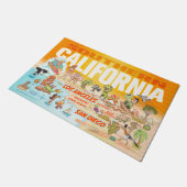 California Beach Paradise Doormat Deurmat (Schuin)