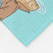 California Beach Paradise Fleece Deken (Hoek)