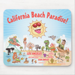 California Beach Paradise Muismat