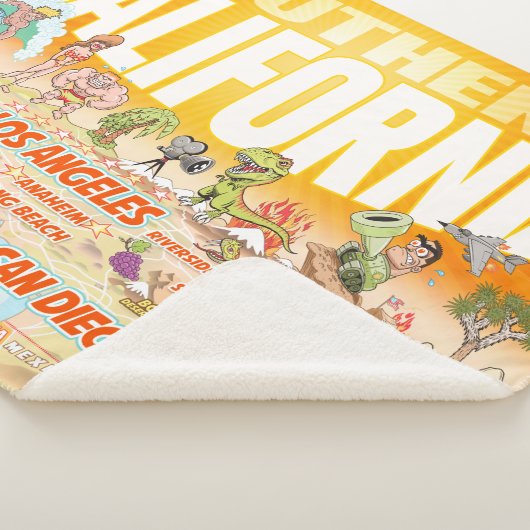 California Beach Paradise Sherpa Deken (3/4)