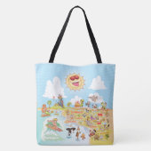 California Beach Paradise Tote Bag (Achterkant)
