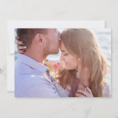 California Beach Photo Wedding Save the Date (Achterkant)