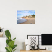 California Beach Poster (Thuiskantoor)