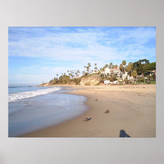 California Beach Poster (Voorkant)