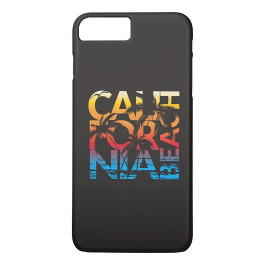 California Beach Poster Case-Mate iPhone Case (Achterkant)