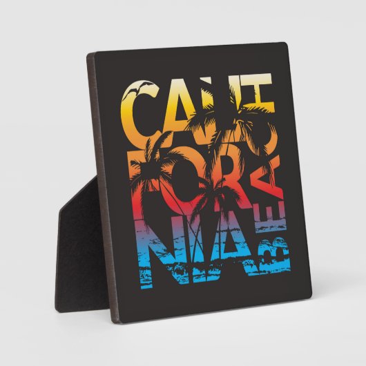 California Beach Poster Fotoplaat (Voorkant)