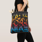 California Beach Poster Tote Bag (Dichtbij)