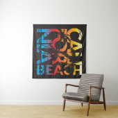 California Beach Poster Wandkleed (In Situ (horizontaal))