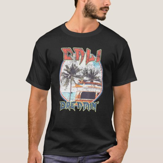 California Beach Rocker Surf T-shirt (Voorkant)