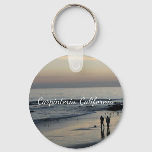 California Beach Scene Sleutelhanger