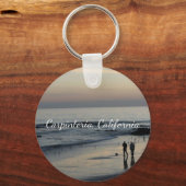 California Beach Scene Sleutelhanger (Voorkant)
