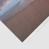 California Beach Sunset Ocean Waves Tissuepapier (Detail)