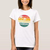 California Beach Sunset T-shirt (Voorkant)