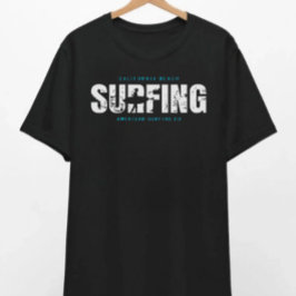 California Beach Surfing T-shirt