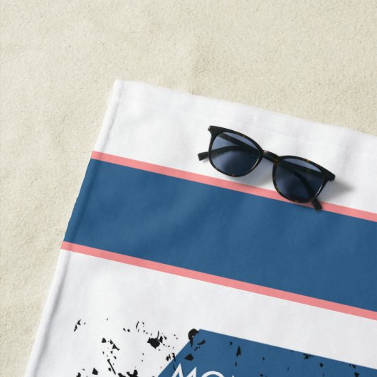 California Beach Vibes Design Strandlaken (In situ)