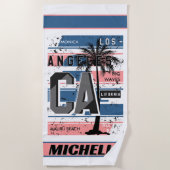 California Beach Vibes Design Strandlaken (Voorkant)