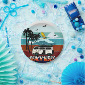 CALIFORNIA BEACH VIBES PAPIEREN BORDJE (Feest)