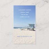California Beach - Visitekaartje (Achterkant)