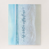 California Beach Waves Het leven is beter in Flip Legpuzzel (Verticaal)