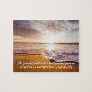 California Beach Waves Seascape DIY Inspirerend Legpuzzel