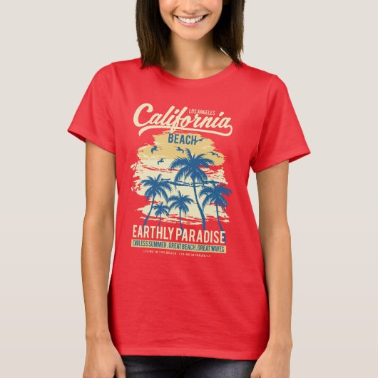 California Beach Women's t shirt (Voorkant)