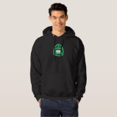 CALIFORNIA BEAR ON SURFBOARD Coastal State Highwa Hoodie (Voorkant volledig)