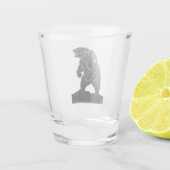 California Bear shot glass Glas (Achterkant)