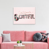 California Beauful Canvas Afdruk (Insitu (Woonkamer))