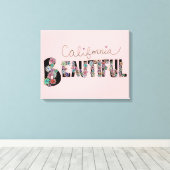 California Beauful Canvas Afdruk (Insitu (Houten vloer))