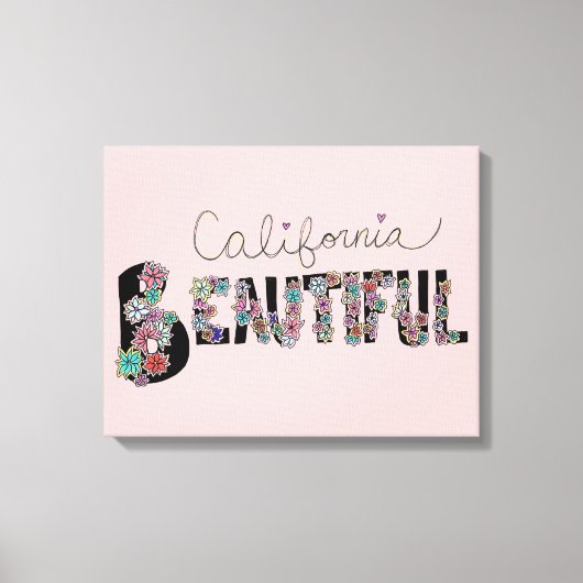 California Beauful Canvas Afdruk (Voorkant)