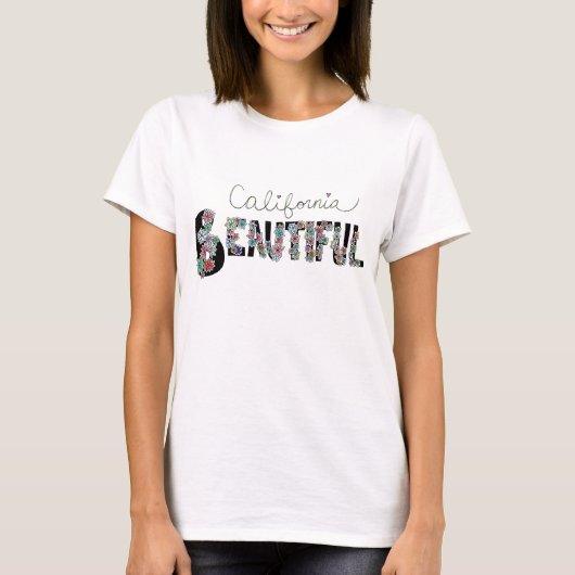 California Beauful T-shirt (Voorkant)