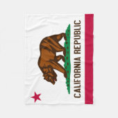 California Beer Flag Blanket Fleece Deken (Voorkant)