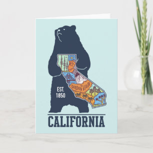 California Beer Golden State Card Kaart