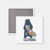 California Beer Golden State Sleutelhanger Magneet (Voorkant / Achterkant)