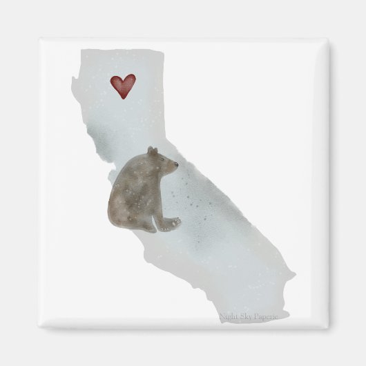 california Beer magnet (Voorkant)