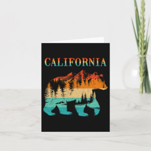 California Beer Retro Natuur Hiking Souven Kaart