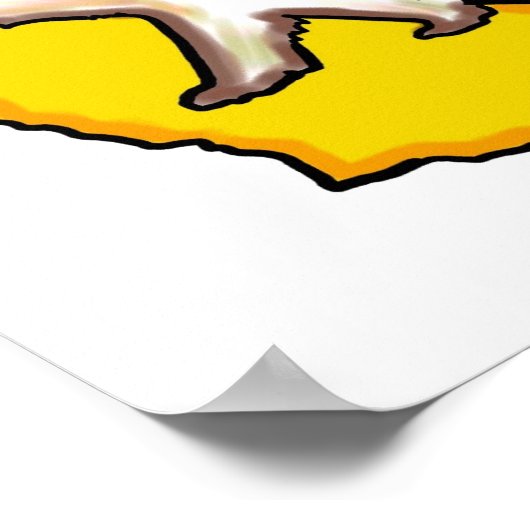 California beer State symbol wall poster (Hoek)