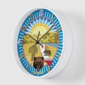 California Beer Wall Clock (Changeable City Name) (Hoek)