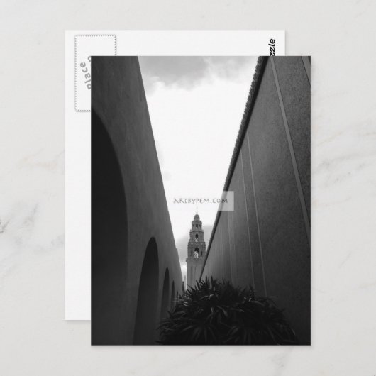 California Bell Tower Briefkaart (Voorkant / Achterkant)