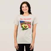 California Bella+Canvas Dames Tri-Blend Shirt (Voorkant volledig)