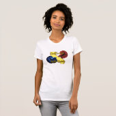 California Betta Society Damescoop Neck T-shirt (Voorkant volledig)