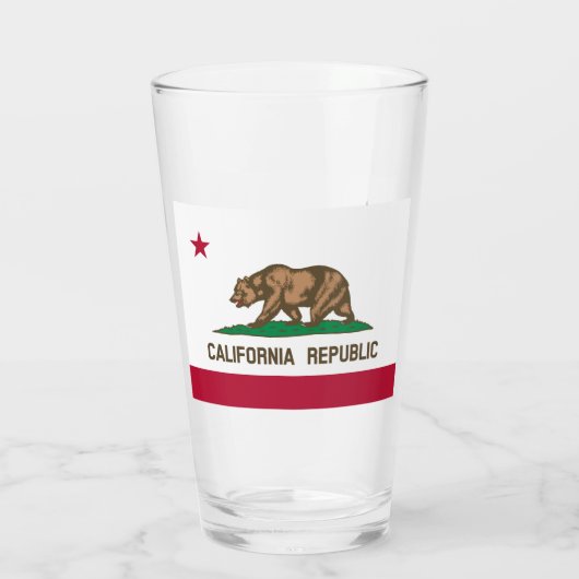 CALIFORNIA BIERGLAS GLAS (Achterkant)
