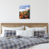 California, Big Sur Coast, California Poppy Canvas Afdruk (Insitu (Slaapkamer))
