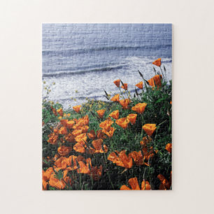 California, Big Sur Coast, California Poppy Legpuzzel
