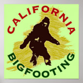 California Bigfooting Poster (Voorkant)