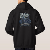 California Biker Club Basic Hoodie Sweatshirt (Achterkant)