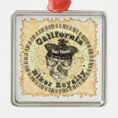 California Biker  Metalen Ornament (Voorkant)