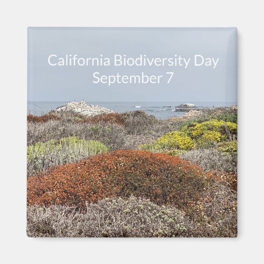 California Biodiversity Day Magneet (Voorkant)